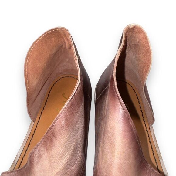 Free People Mont Blanc Leather Sandals Distressed Taupe Women's 10 / EU 40 - Picture 11 of 11